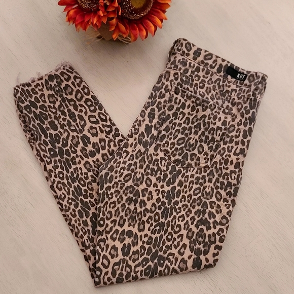 Kut from the Kloth leopard Donna skinny ankle jeans - Picture 8 of 11
